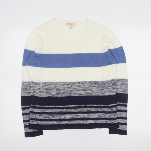 Brooks Brothers Men’s Multicoloured Linen Blend Striped Jumper Size S