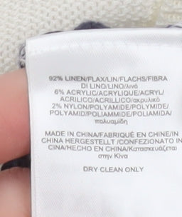 Brooks Brothers Men’s Multicoloured Linen Blend Striped Jumper Size S