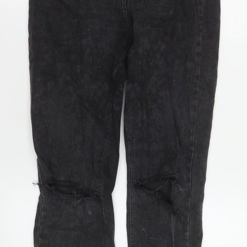 ASOS Women’s Black High Rise Skinny Distressed Jeans Size 10
