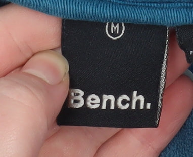 Bench Men's Blue Full Zip Fleece Sweatshirt Jacket Size M