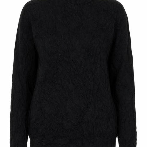 Collusion Women’s Black Mock Neck Knit Jumper Size 10 Acrylic