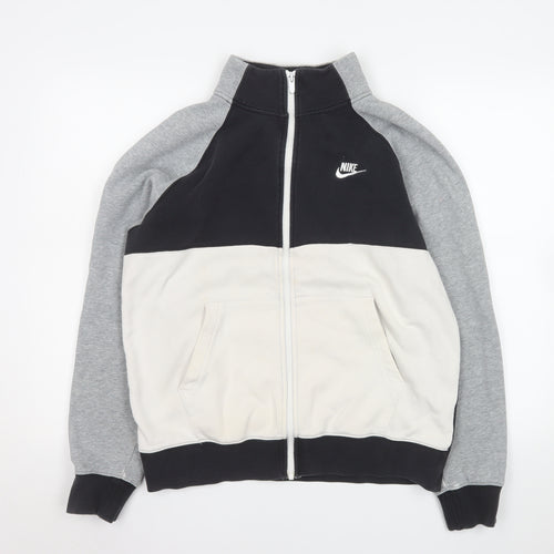 Nike Men's Black Full Zip Fleece Sweatshirt Size M