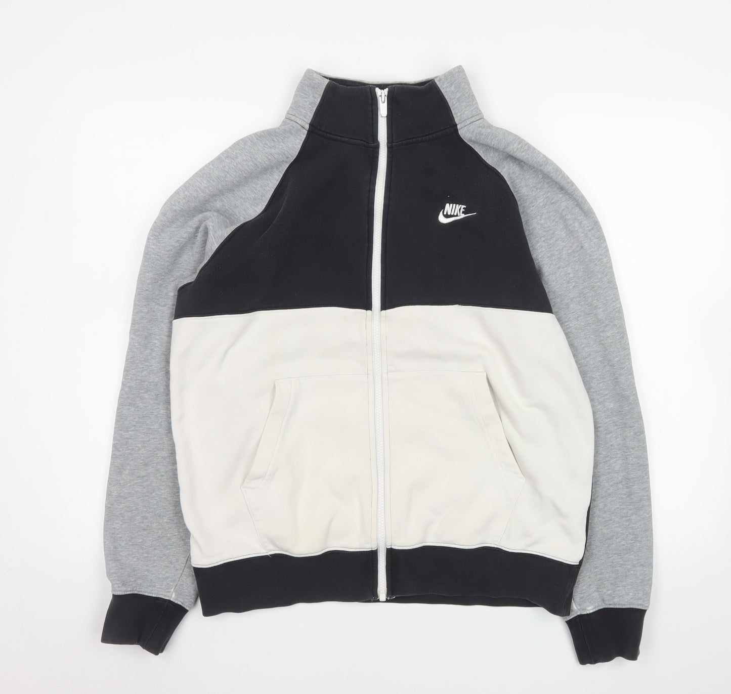 Nike Men's Black Full Zip Fleece Sweatshirt Size M