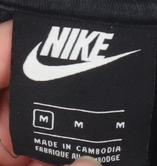 Nike Men's Black Full Zip Fleece Sweatshirt Size M