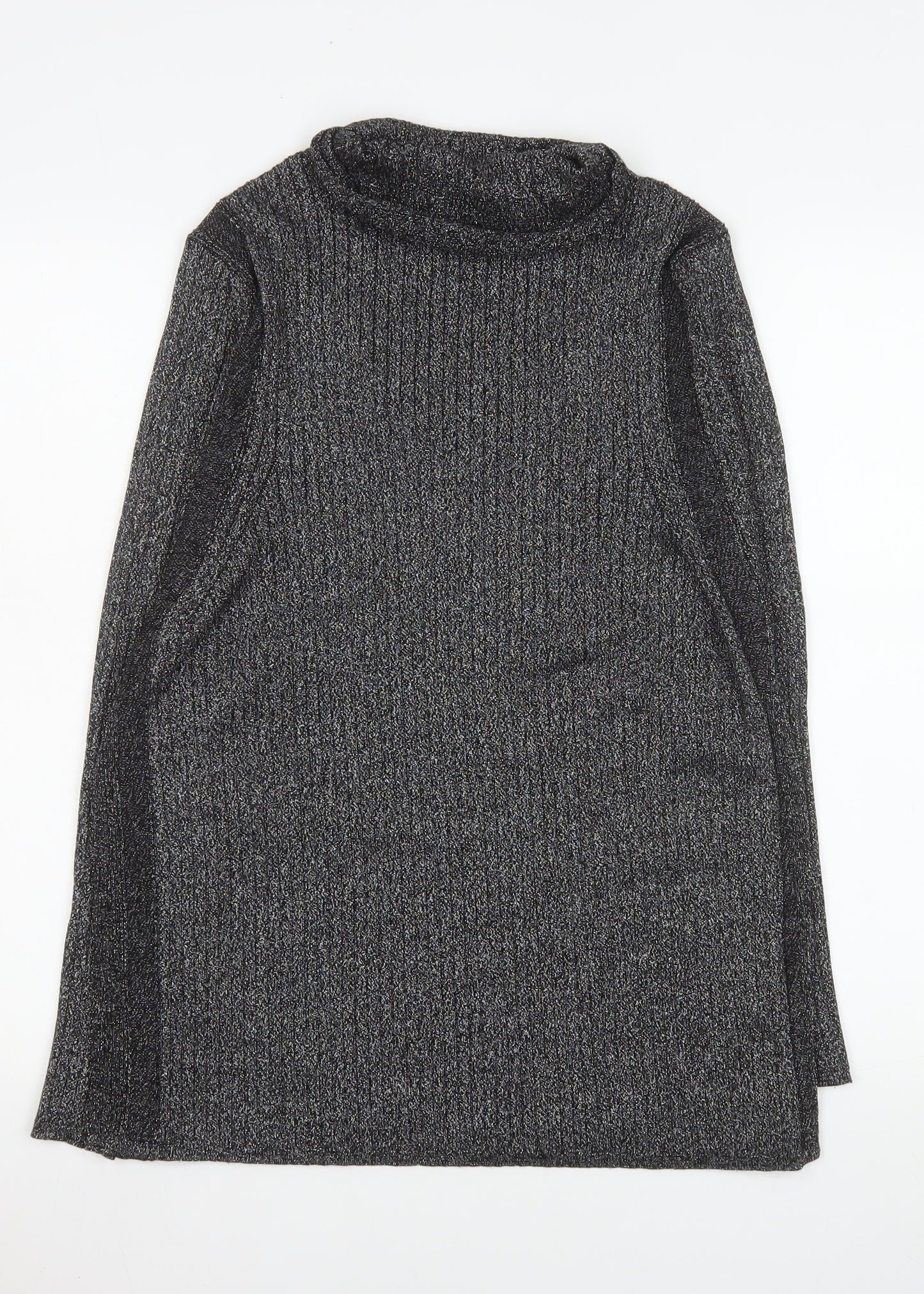 Next Women’s Grey Roll Neck Long Sleeve Knit Top XL