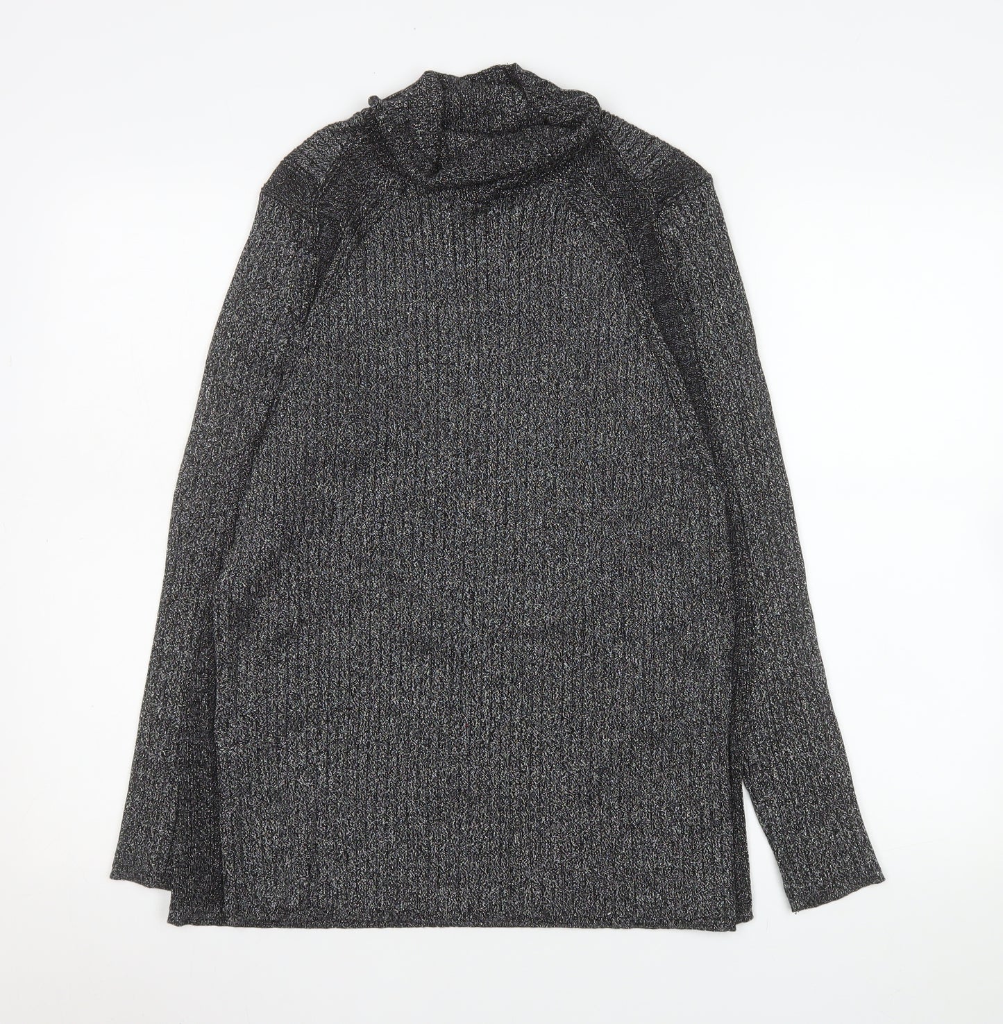 Next Women’s Grey Roll Neck Long Sleeve Knit Top XL