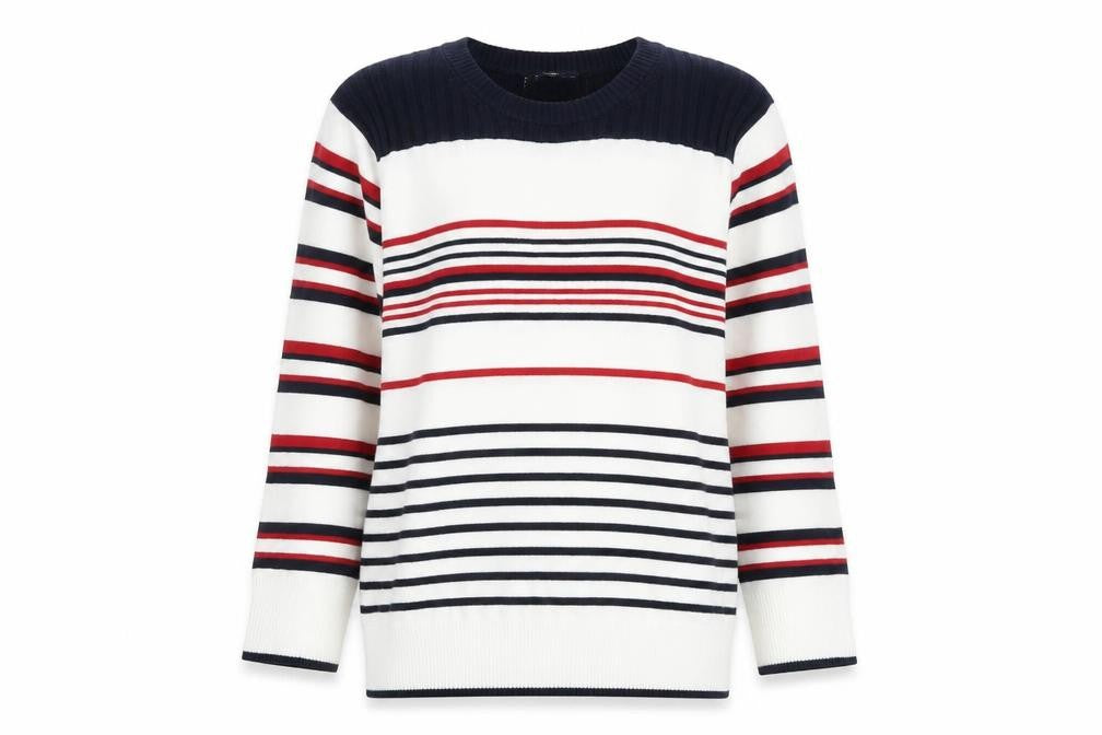 Brooks Brothers Women’s Multicolour Striped Cotton Jumper M