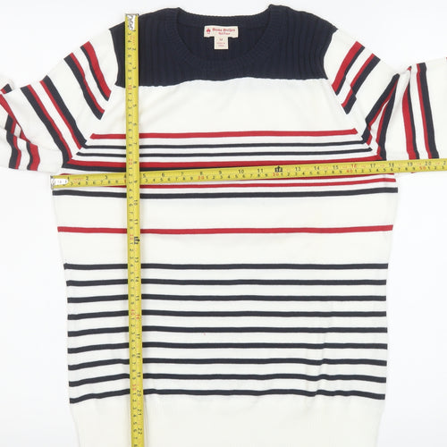 Brooks Brothers Women’s Multicolour Striped Cotton Jumper M