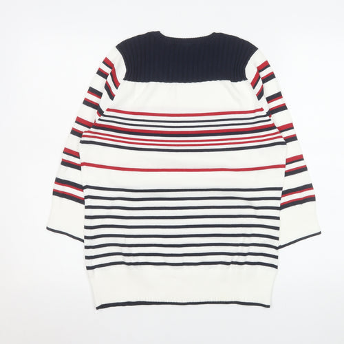 Brooks Brothers Women’s Multicolour Striped Cotton Jumper M