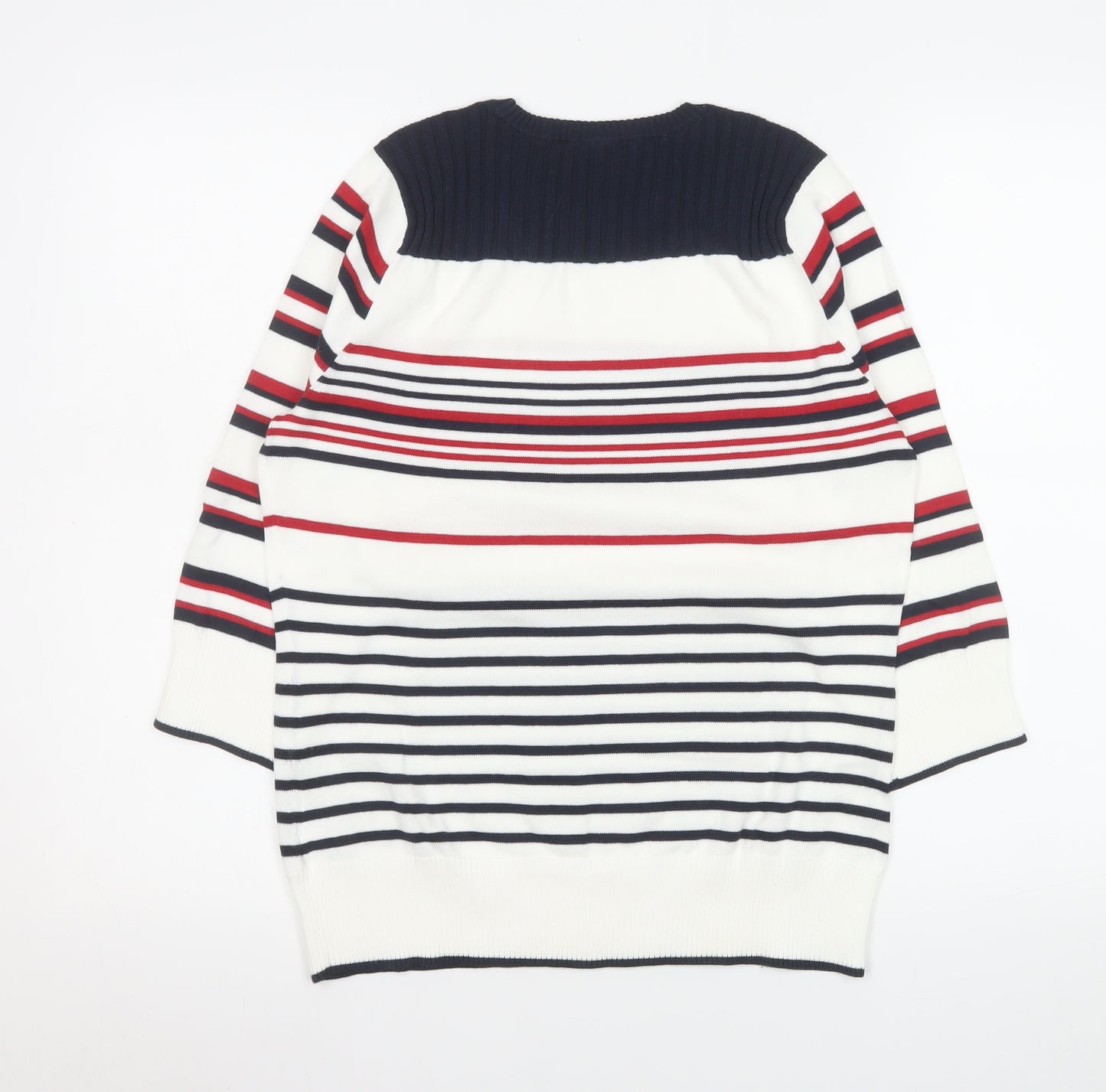 Brooks Brothers Women’s Multicolour Striped Cotton Jumper M