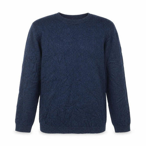 Topman Men's Blue Cotton Crew Neck Pullover Jumper Size L
