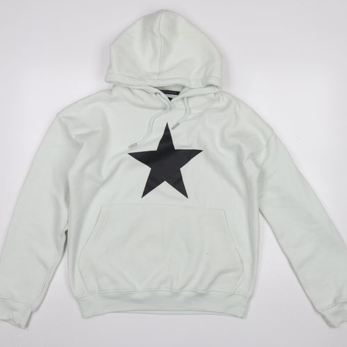 North West Men's White Star Pullover Hoodie Size M