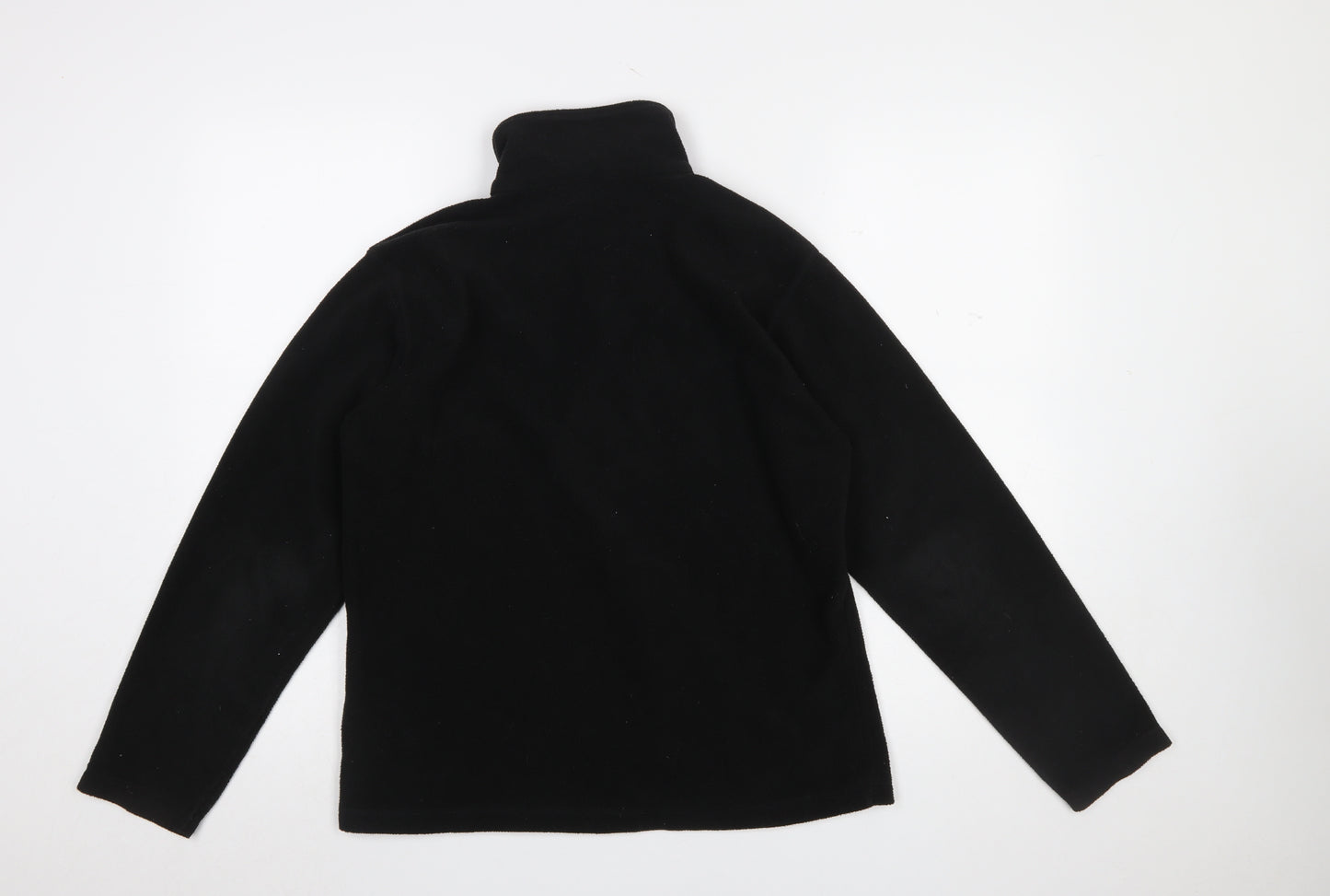 Dare 2b Women Black Fleece Pullover Sweatshirt UK 16 XL 1/2 Zip