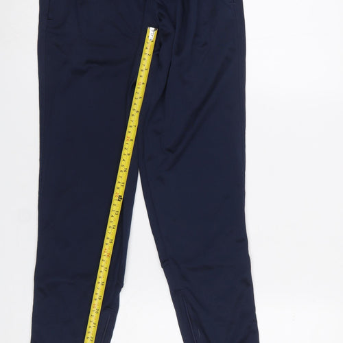 Hunter Men’s Blue Polyester Jogger Trousers Size M 31x32 with Ankle Zips