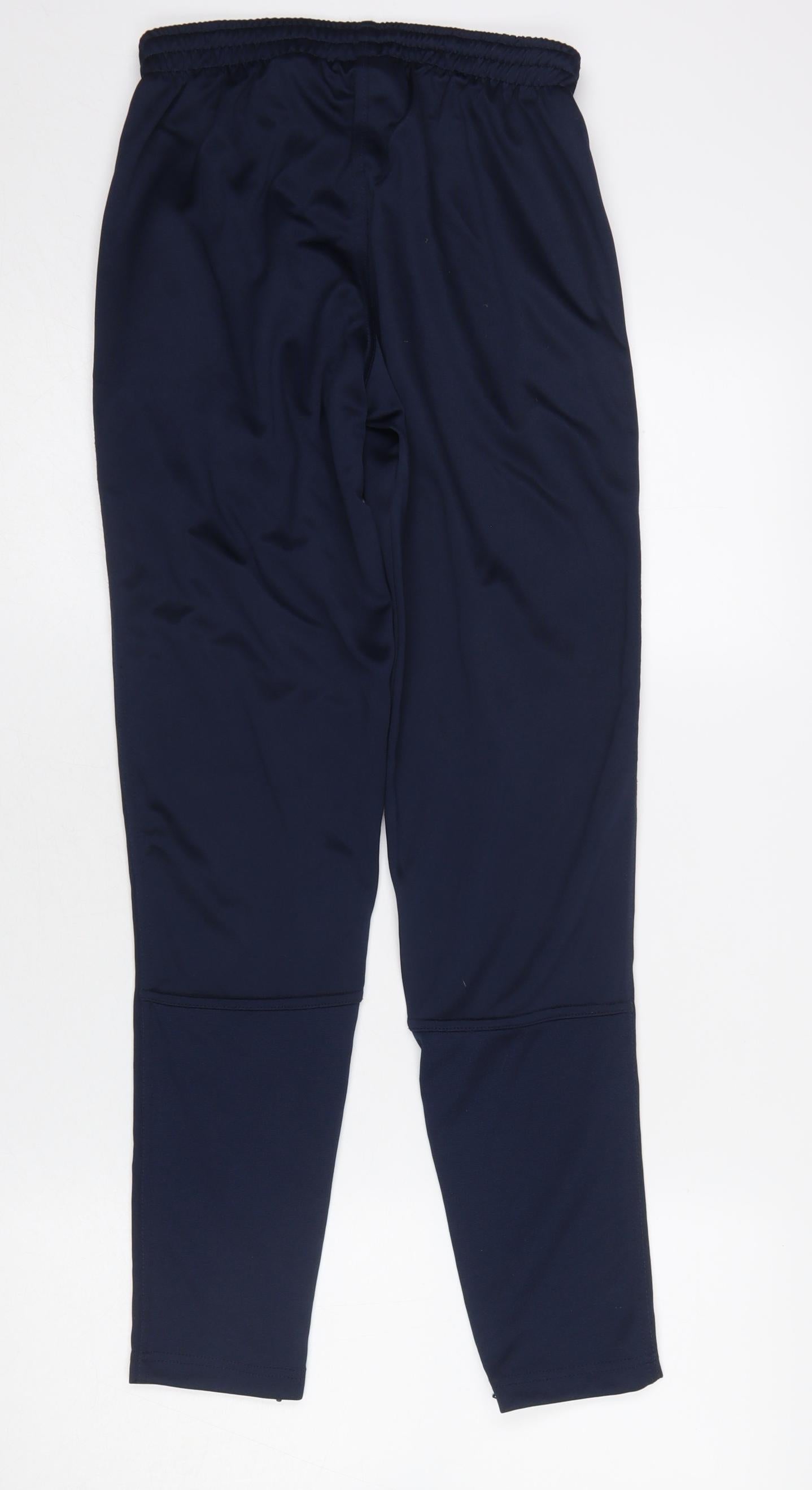 Hunter Men’s Blue Polyester Jogger Trousers Size M 31x32 with Ankle Zips