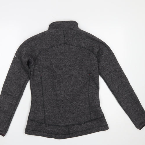 Berghaus Women Grey Full Zip Fleece Jacket UK 8 XS Outdoor Layer