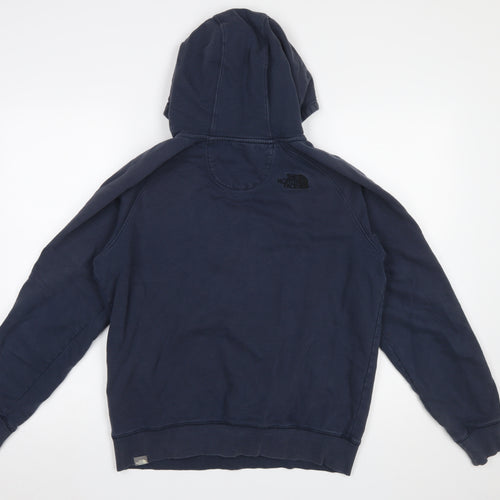 The North Face Men's Blue Pullover Hoodie M Regular Fit