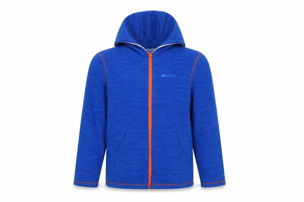 Mountain Warehouse Boys Blue Full Zip Hooded Fleece Jacket 11-12 Years