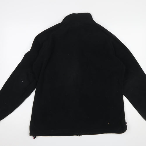 Mountain Equipment Women's Black Fleece Jacket Size 16 Full Zip