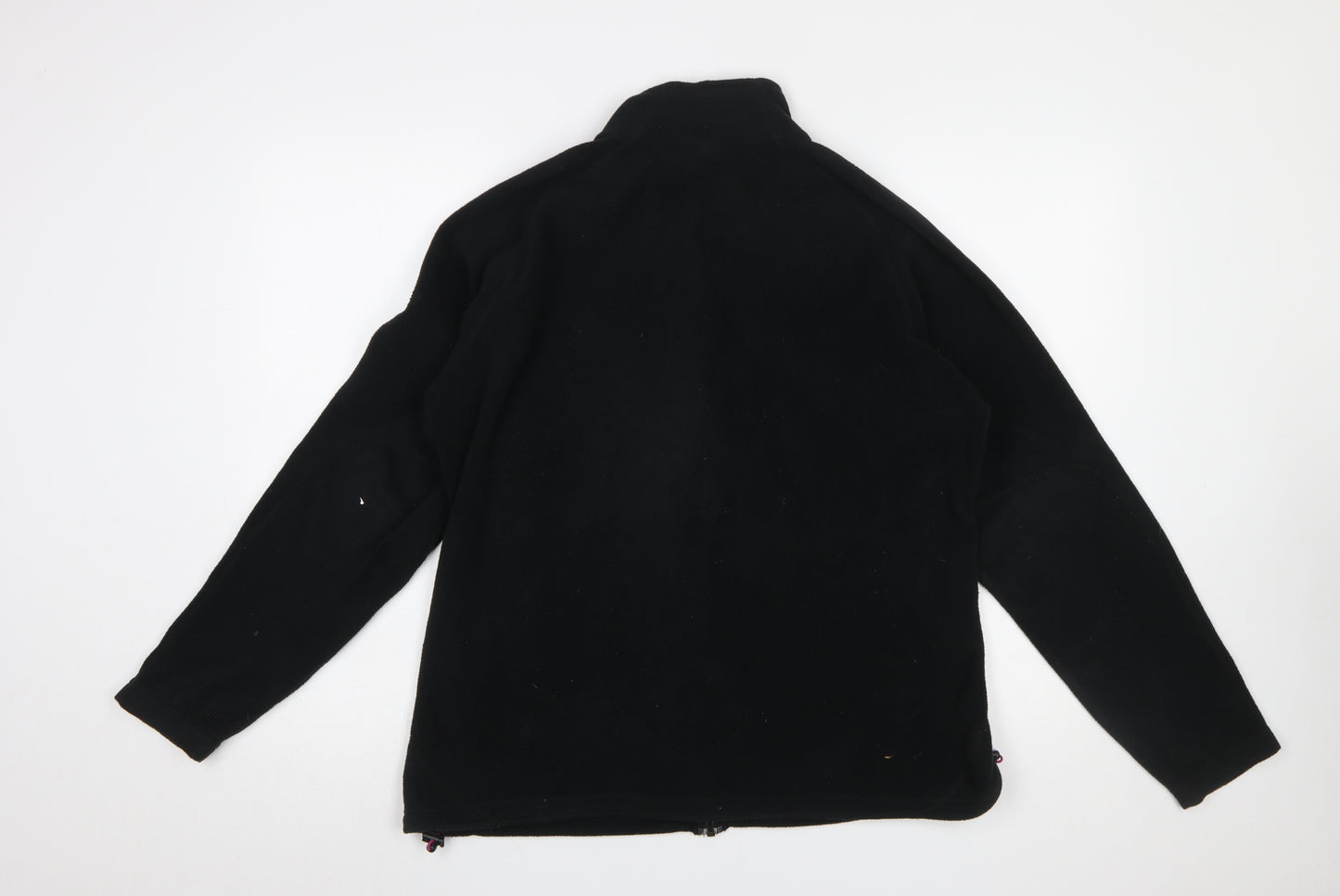 Mountain Equipment Women's Black Fleece Jacket Size 16 Full Zip