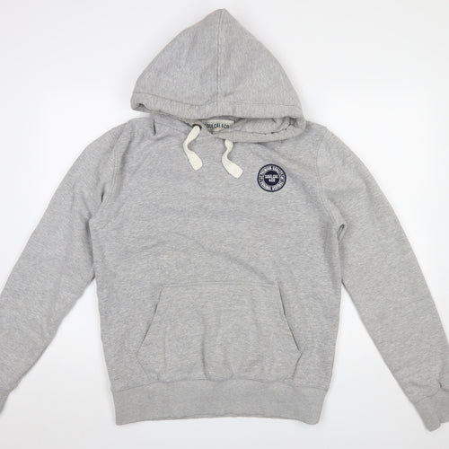 SoulCal & Co Men's Grey Pullover Hoodie Large Cotton Blend