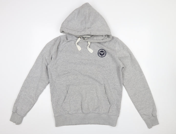 SoulCal & Co Men's Grey Pullover Hoodie Large Cotton Blend