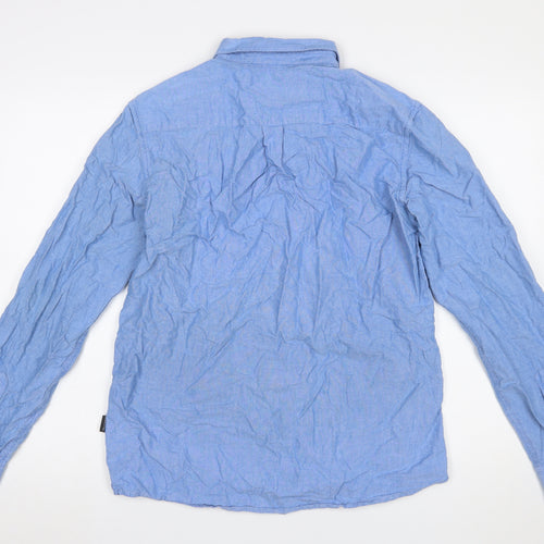 Dedicated Men’s Blue Organic Cotton Button-Down Shirt Medium