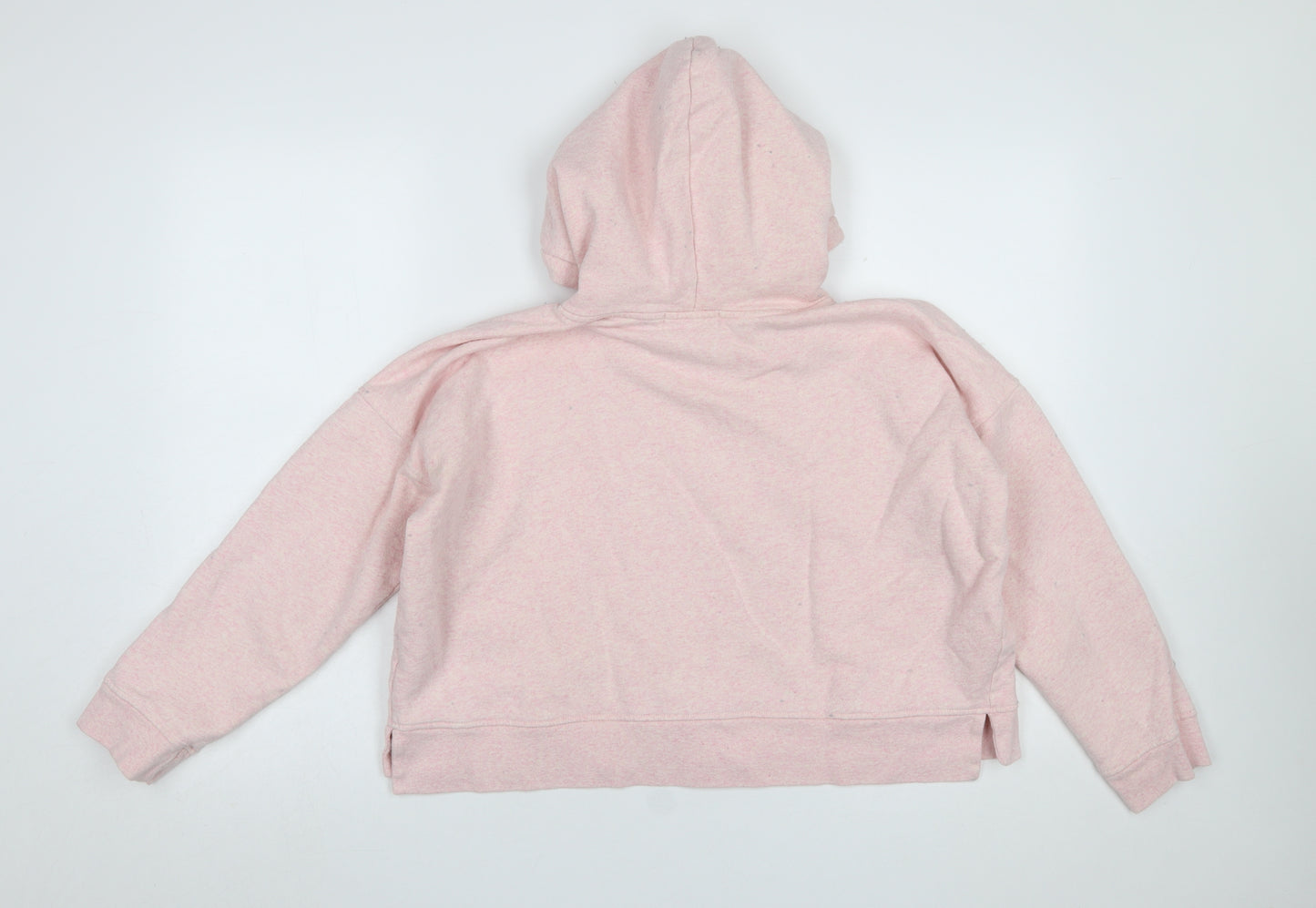 Maison Labiche Women Pink Embroidered Pullover Hoodie Size S