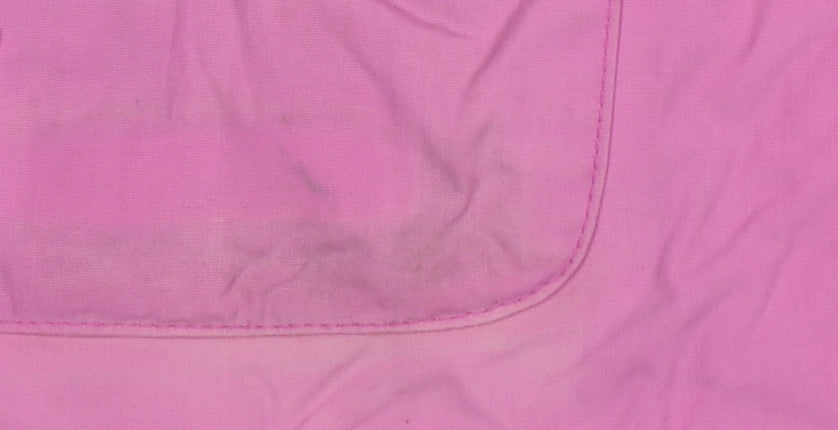 Lazy Jacks Women's Pink XL Rain Coat Waterproof Hooded Long Jacket