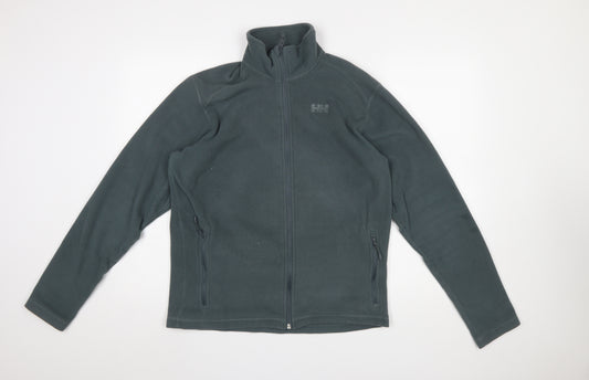 Helly Hansen Men's Green Fleece Full Zip Jacket Size M Regular