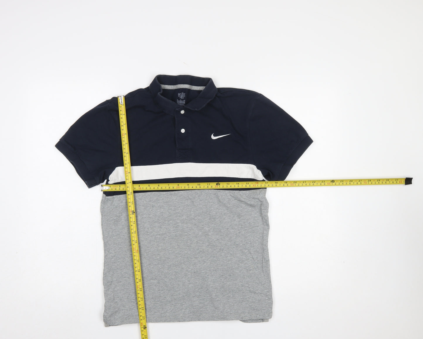 Nike Men's Multicoloured Colourblock Polo Shirt Size S