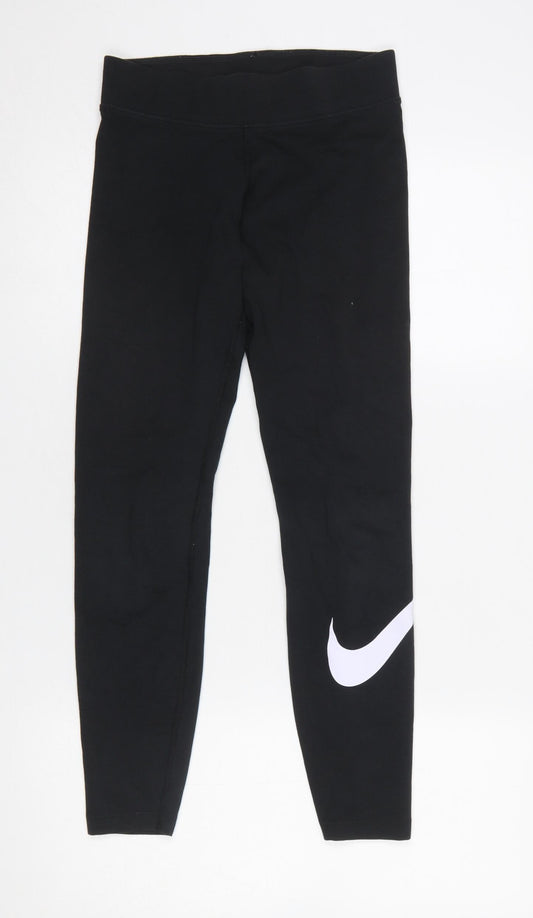 Nike Women’s Black S Slim Fit Stretch Activewear Leggings