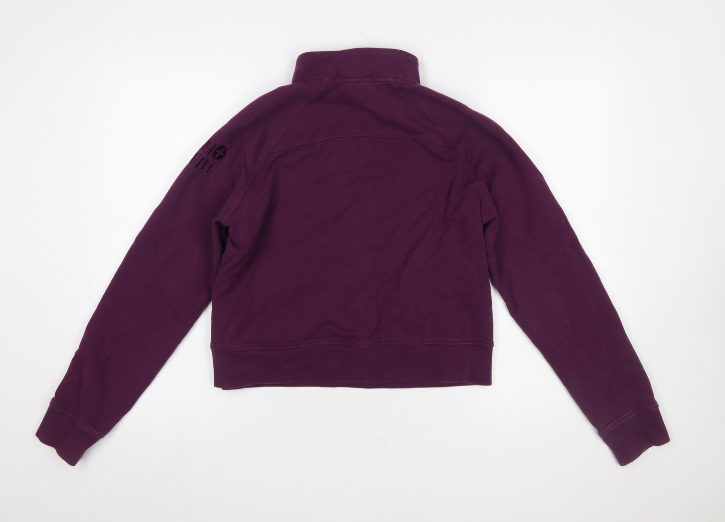 Gym+Coffee Women's Purple 1/2 Zip Pullover Sweatshirt Size S
