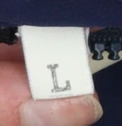 Oakmont Men's Blue L Bomber Jacket Full Zip Lined Sportswear