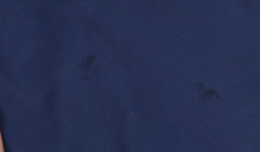 Oakmont Men's Blue L Bomber Jacket Full Zip Lined Sportswear