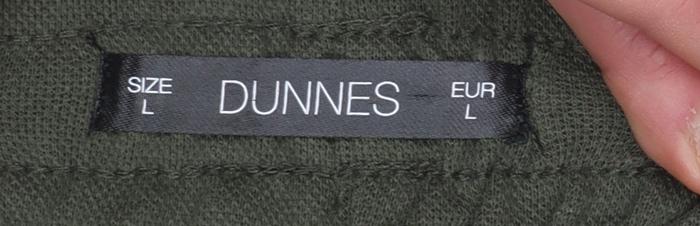 Dunnes Men’s Green L Sweat Shorts Elastic Waist Casual Cotton Blend