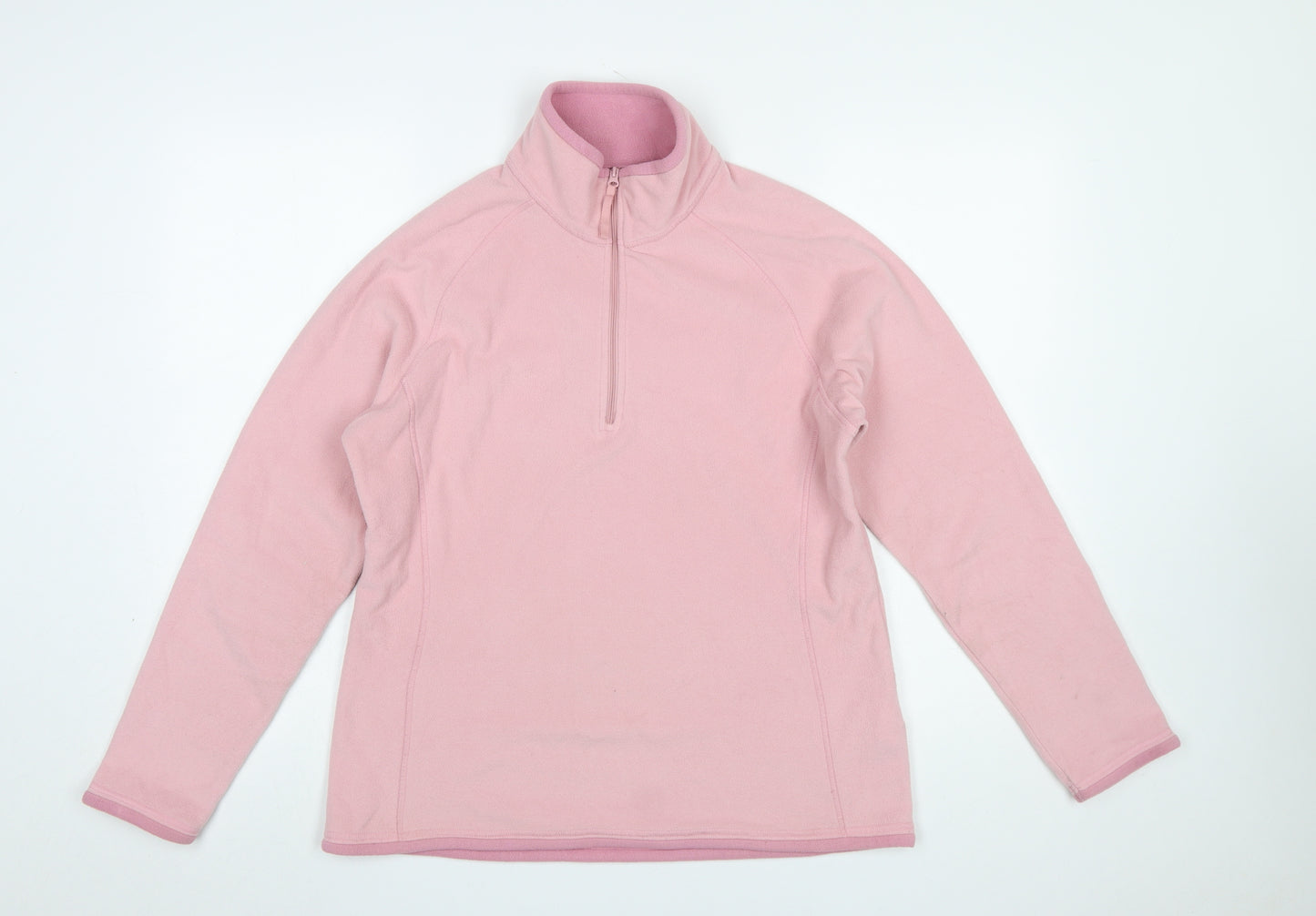 Mountain Warehouse Women's Pink Fleece 1/2 Zip Pullover UK 14