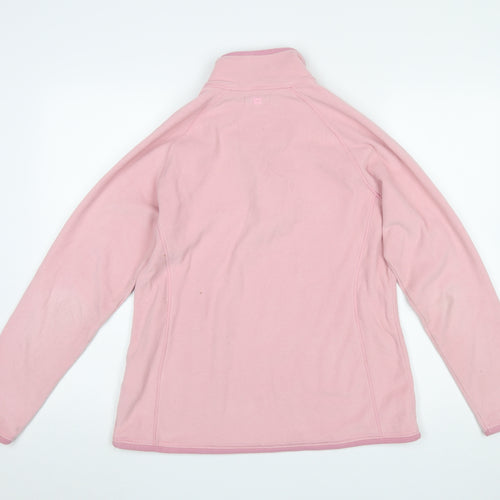Mountain Warehouse Women's Pink Fleece 1/2 Zip Pullover UK 14