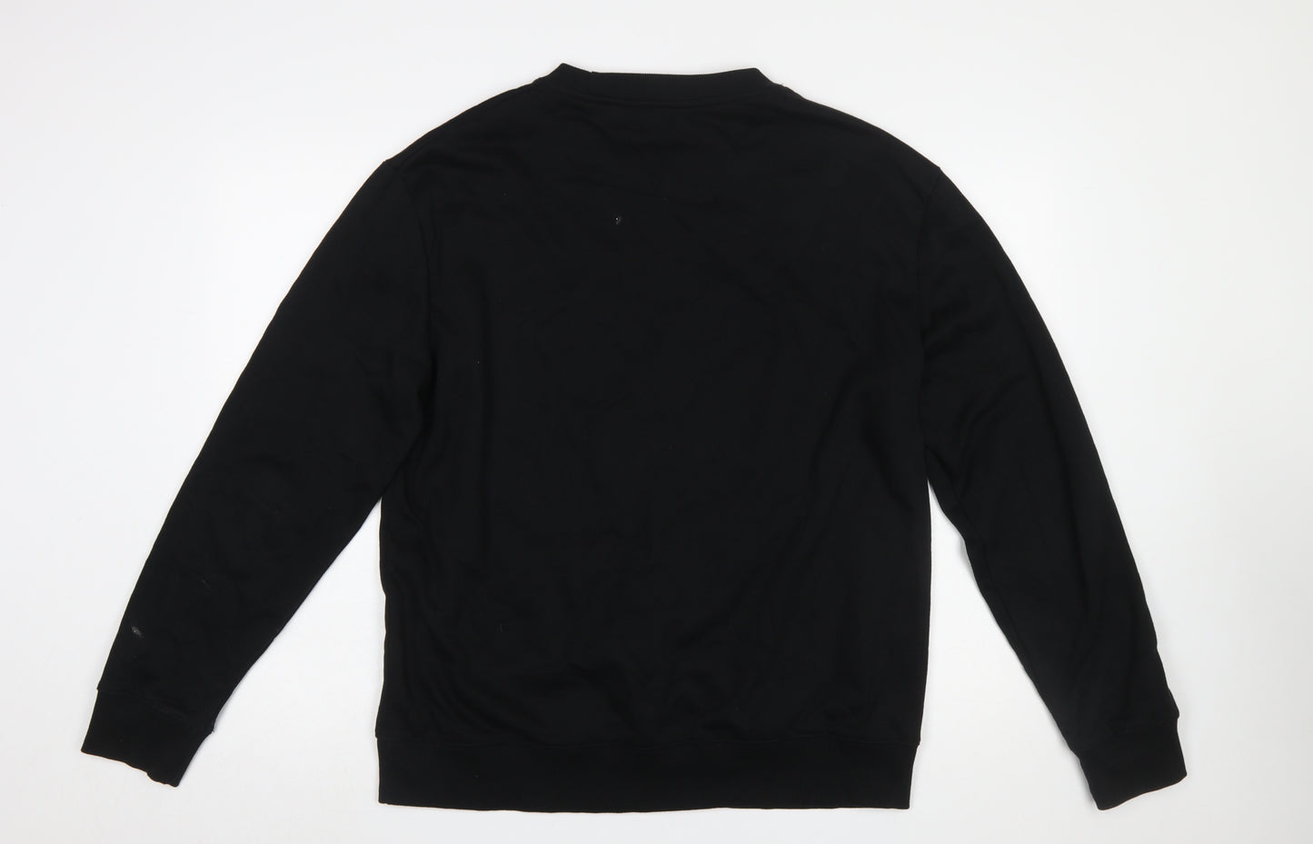 Dunnes Mens Black L Pullover Crew Neck Sweatshirt