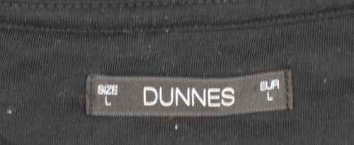 Dunnes Mens Black L Pullover Crew Neck Sweatshirt