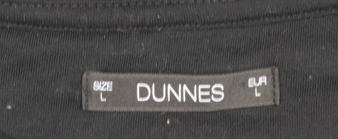 Dunnes Mens Black L Pullover Crew Neck Sweatshirt