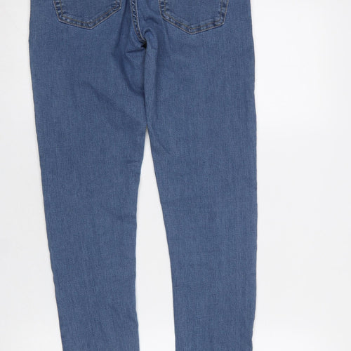 Denim Co. Women Blue Skinny Jeans Size 12 W30 L34