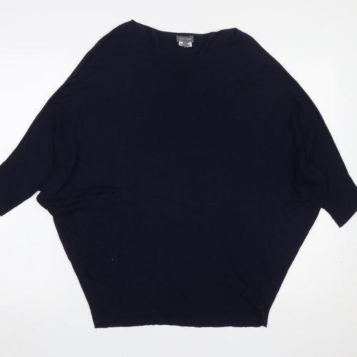 Phase Eight Women’s Navy XS Relaxed Dolman Knit Jumper
