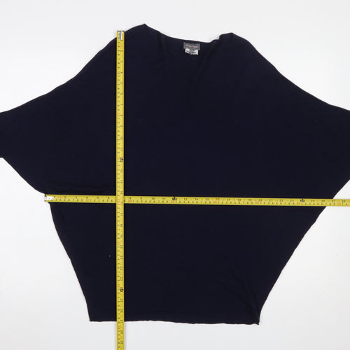 Phase Eight Women’s Navy XS Relaxed Dolman Knit Jumper