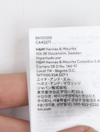 H&M MAMA Women Beige Long Sleeve Basic Maternity T-Shirt Size 16