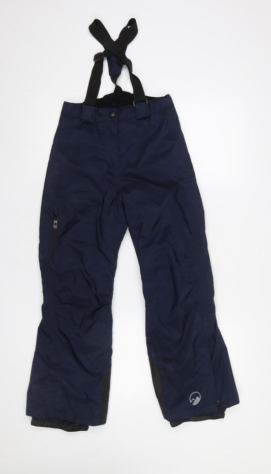 Crivit Boys Blue 9-10 Years Waterproof Insulated Snow Pants