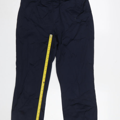 Carolyn Donnelly Women Navy Blue Chino Trousers Size 14
