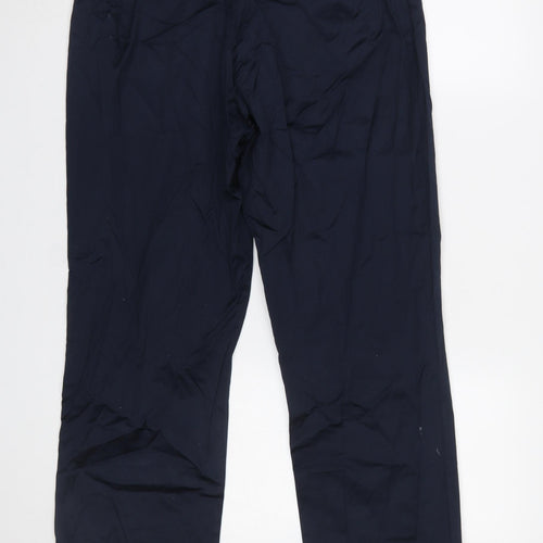 Carolyn Donnelly Women Navy Blue Chino Trousers Size 14