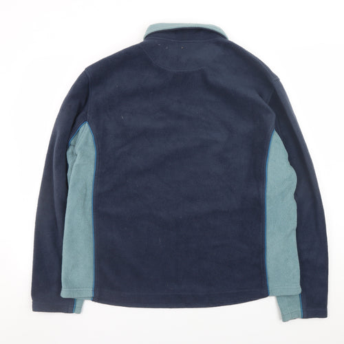 Peter Storm Men's Blue Fleece 1/4 Zip Pullover Sweatshirt XL