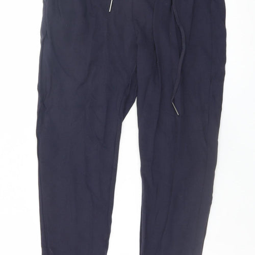 Vero Moda Womens Black Jogger Trousers Size S Elastic Waist